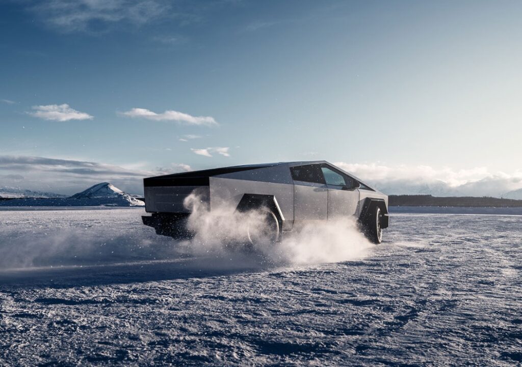 Tesla Cybertruck conquers icy terrain in Iceland