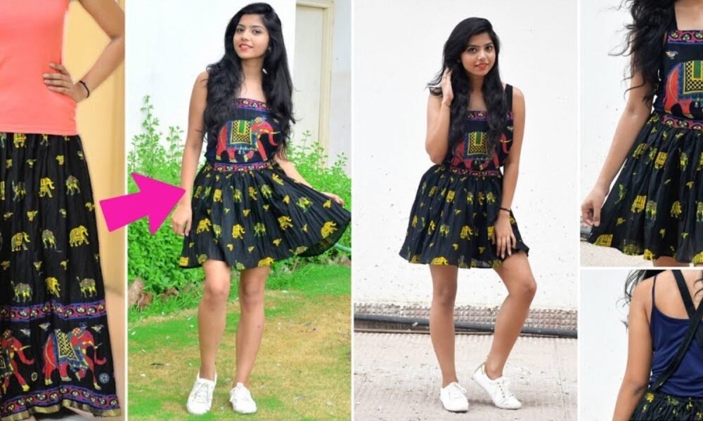 How to Make a Long Skirt Shorter Temporarily in No Time