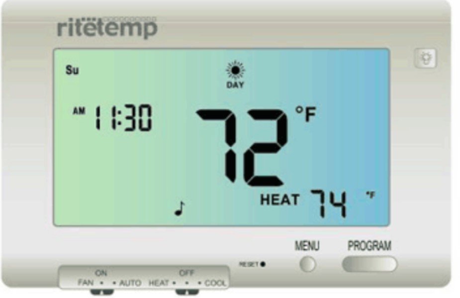 how to use a ritetemp thermostat