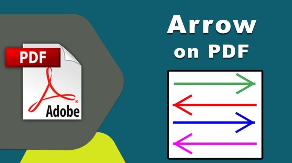 how to add arrows in adobe acrobat