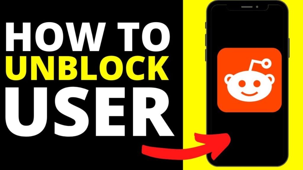 how to unblock someone on reddit