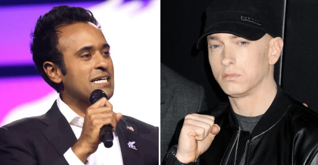 Eminem Says No to Ramaswamy’s Rapping on Campaign Trail