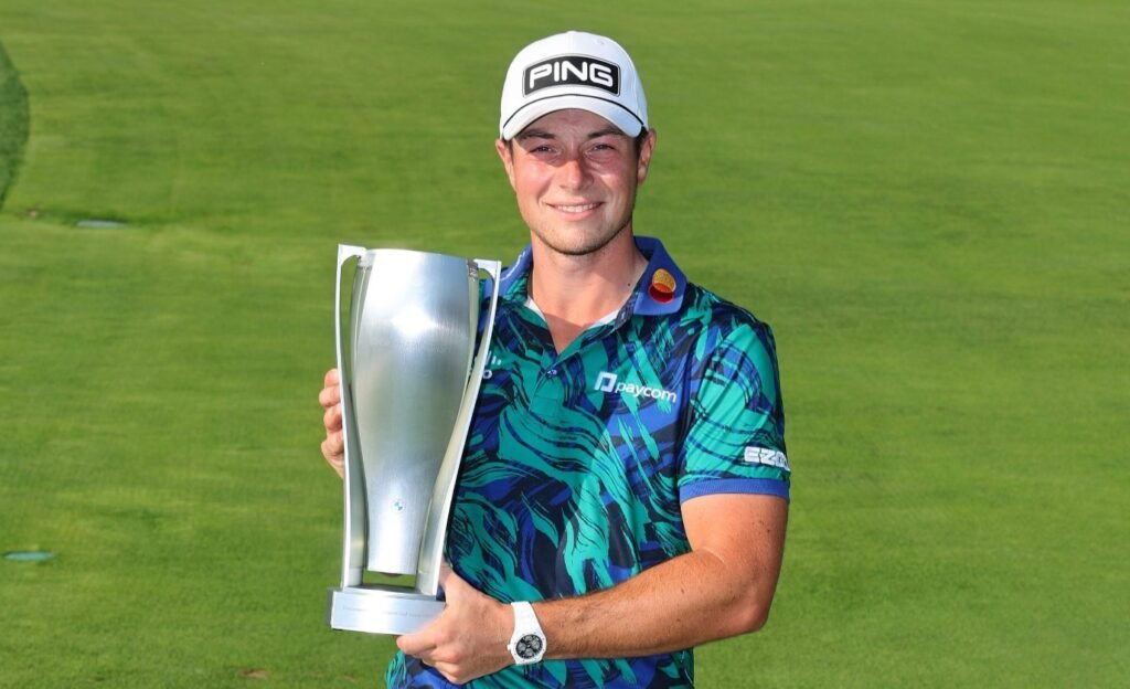 Viktor Hovland Breaks Course Record and Wins BMW Championship