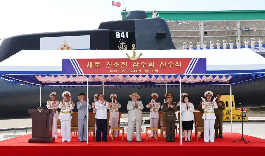 North Korea unveils new submarine with nuclear strike capability
