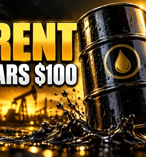 Brent crude settles above 100 after tanker strikes