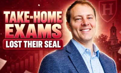 Harvard Dean Deming take-home exams lost seal