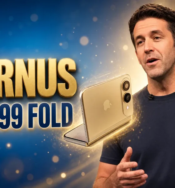 John Ternus $2099 foldable iPhone debut Apple Park