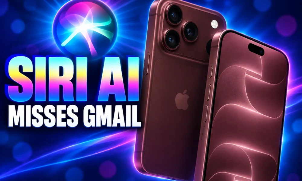 Siri AI cannot read Gmail or WhatsApp messages
