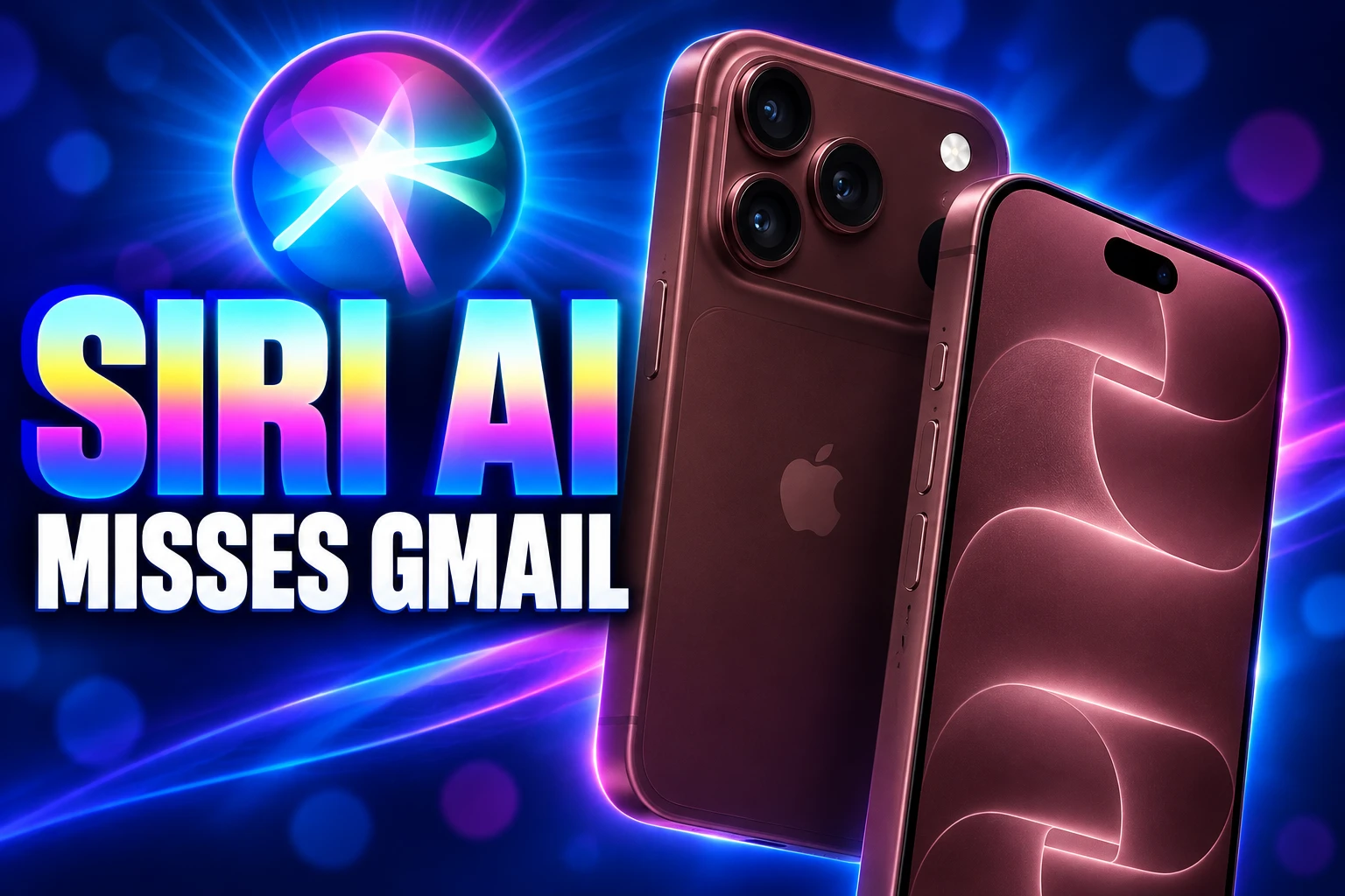 Siri AI cannot read Gmail or WhatsApp messages