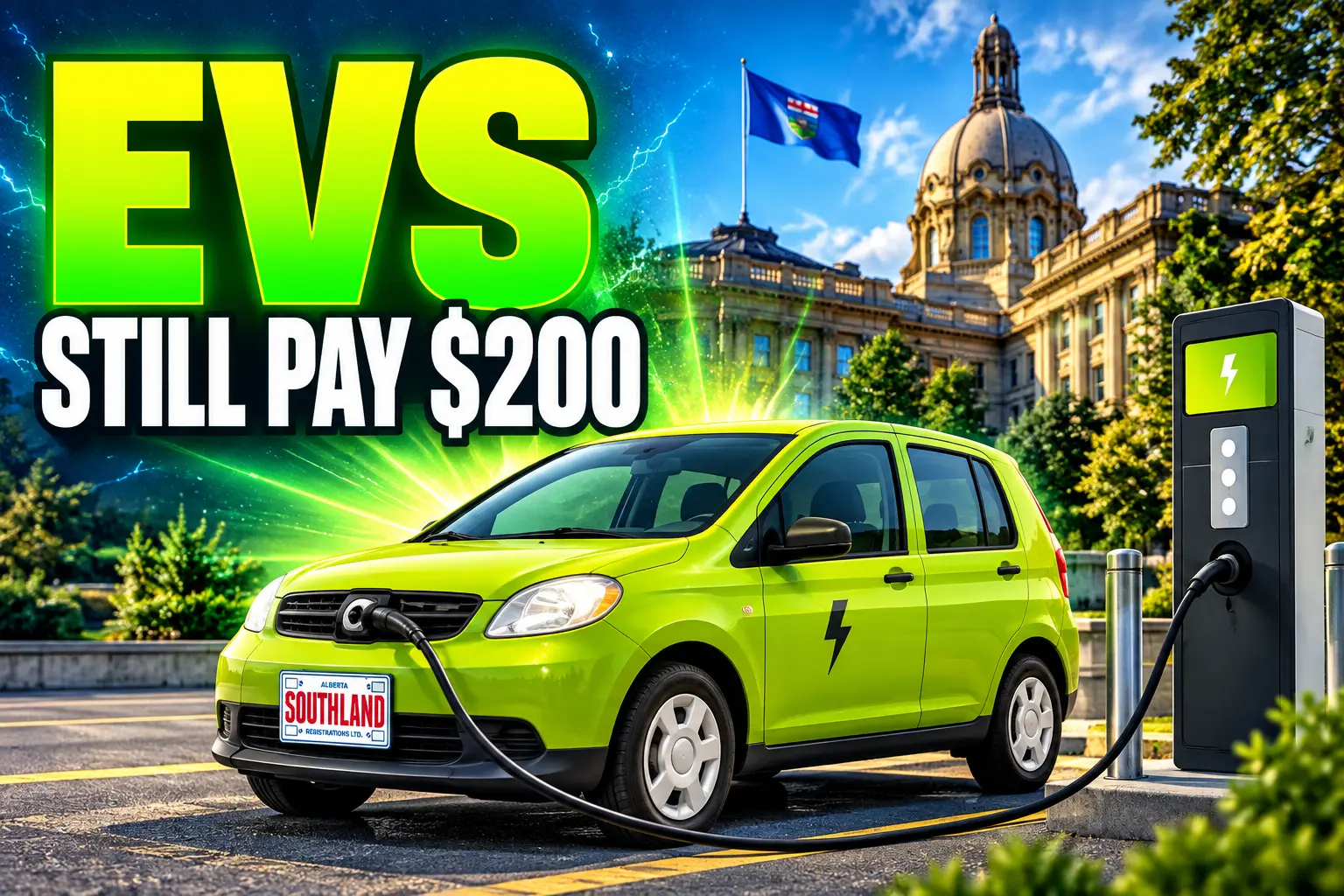 Alberta EV owners still pay $200 tax after fuel pause