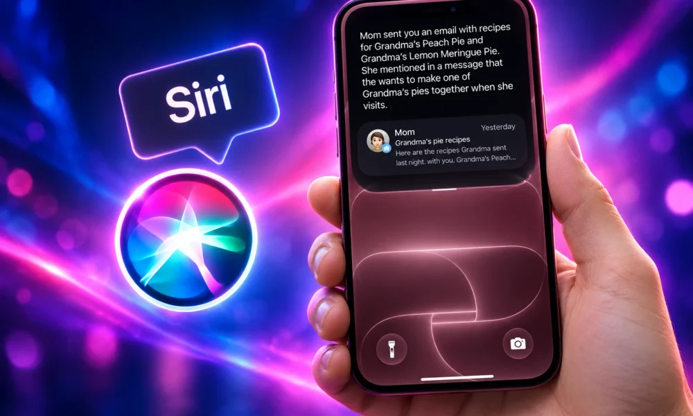 Siri AI cannot read Gmail or WhatsApp