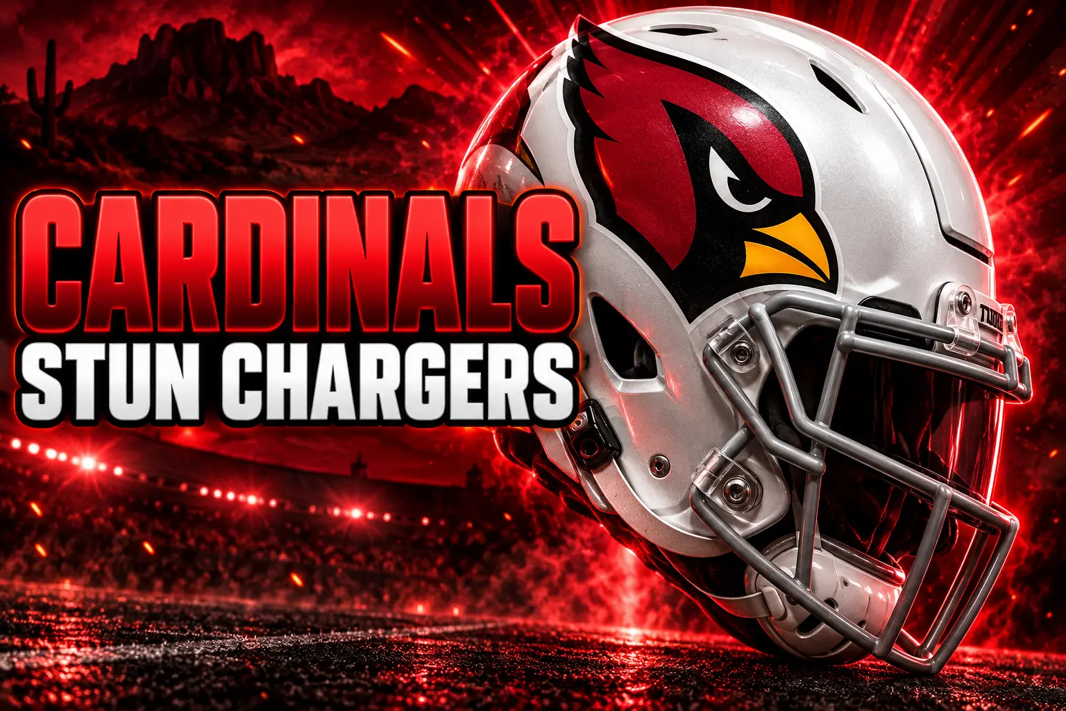NFL Week 1 Cardinals upset Chargers Bears 59 points